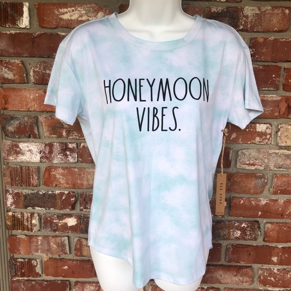 Rae Dunn "honeymoon vibes" tie dye tee size S - Picture 1 of 7